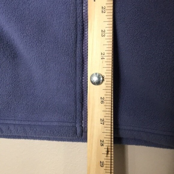 L.L. bean fleece zip up fall winter jacket with synch waist size medium - Picture 9 of 12